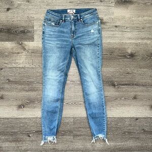 Free People We The Free Crvy Curvy Ankle Skinny Jeans Size 28 Regular
